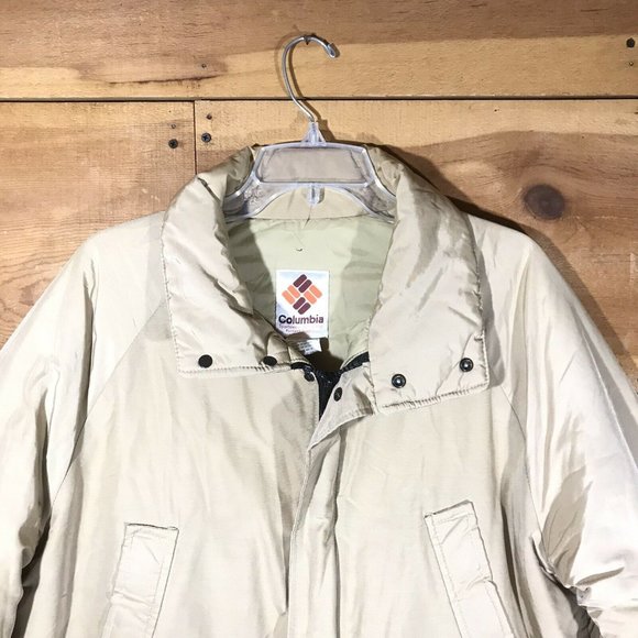 Vintage Columbia Ranger Parka Puffer Jacket Coat Mens Size Medium Full Zip Brown - Picture 4 of 12